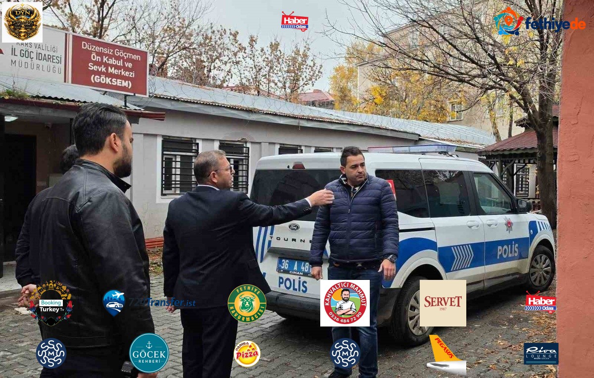 Kars Valisi Ziya Polat, bakımı süren GÖKSEM ile göçmen kaçakçılığı birimini ziyaret etti