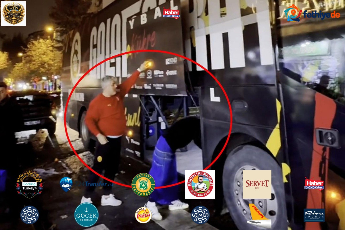 Galatasaray'ın takım otobüsüne patates ve soğan yüklendi