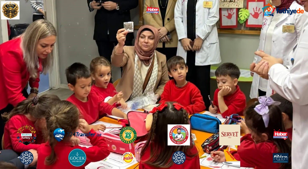Düzce'de Kaptan Altay Altuğ Kızılay Anaokulunda Kızılay Haftası etkinliği düzenlendi