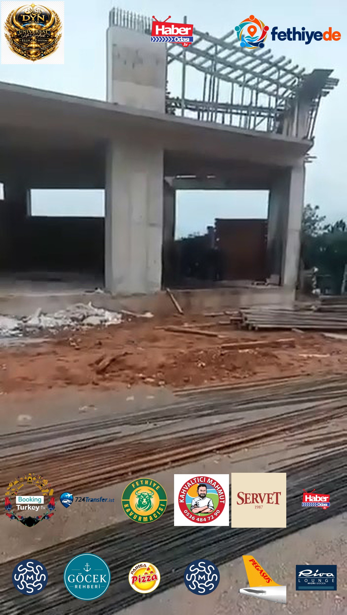 Bursa Kestel'de sanayi bölgesindeki inşatta 2'nci kattan düşen işçi yaralandı