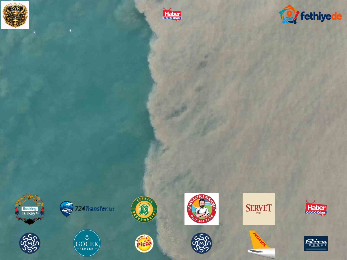 Mersin'de 3 gün süren yağış sonrası sel suları Akdeniz kıyısını kahverengiye bürüdü