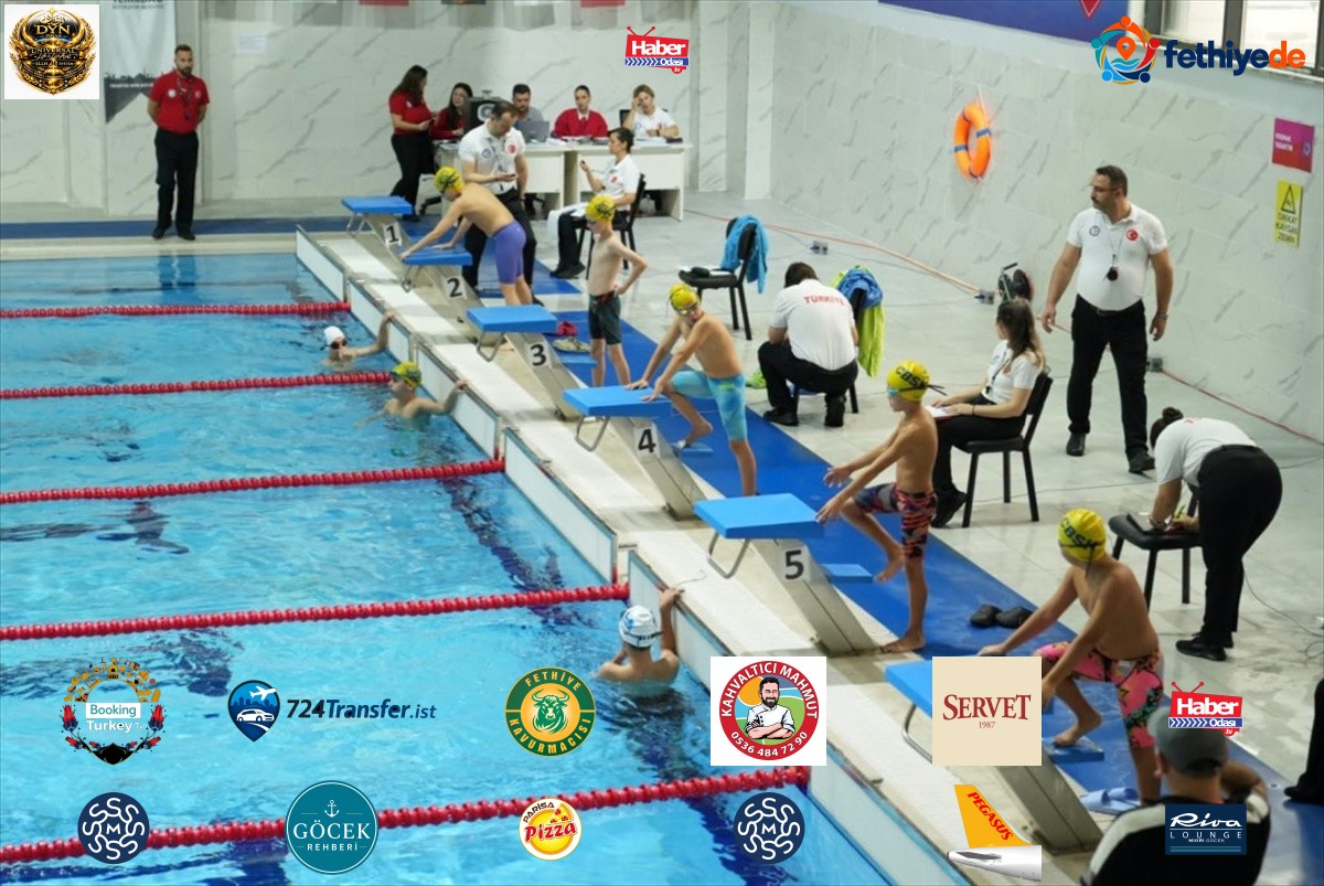 Tekirdağ Çerkezköy'de Cumhuriyet Kupası yüzme yarışına 198 sporcu katıldı