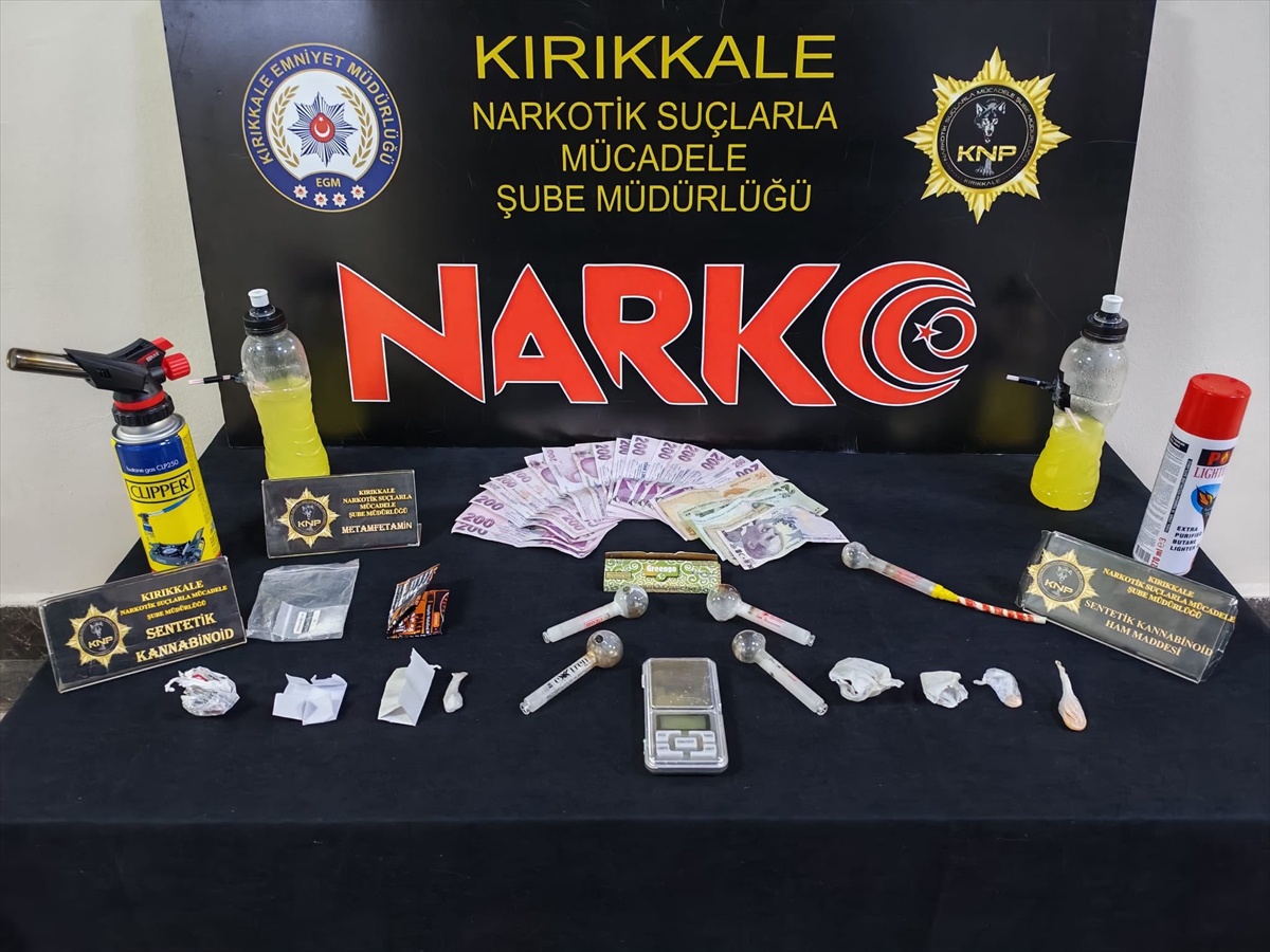 Kırıkkale'de operasyonda 16,98 gram uyuşturucu ele geçirildi, 1 zanlı tutuklandı
