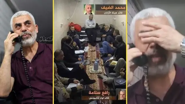 Tarihi görüntüler ilk kez paylaşıldı! Şehit lider Yahya Sinvar gözyaşlarını tutamamış