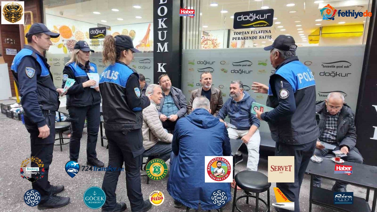 Samsun polisi İlkadım'da 92 esnafı ziyaret edip 288 vatandaşı bilgilendirdi