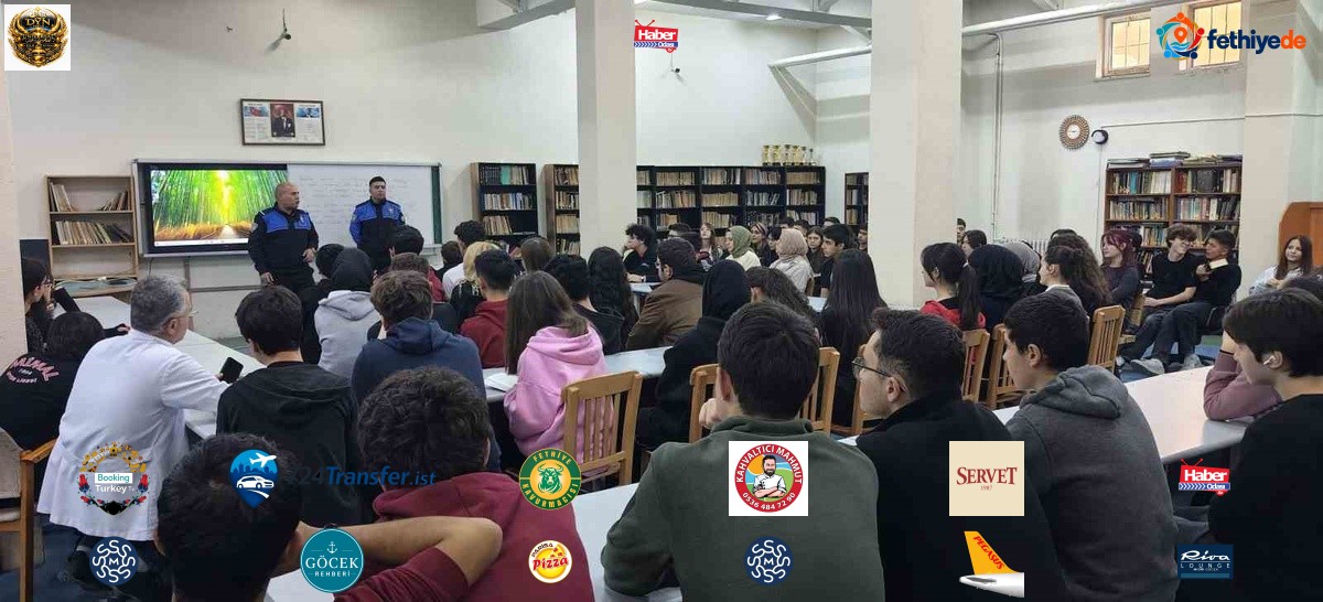 Afyonkarahisar'da polis, Afyon Lisesi öğrencilerine güvenlik eğitimi verdi