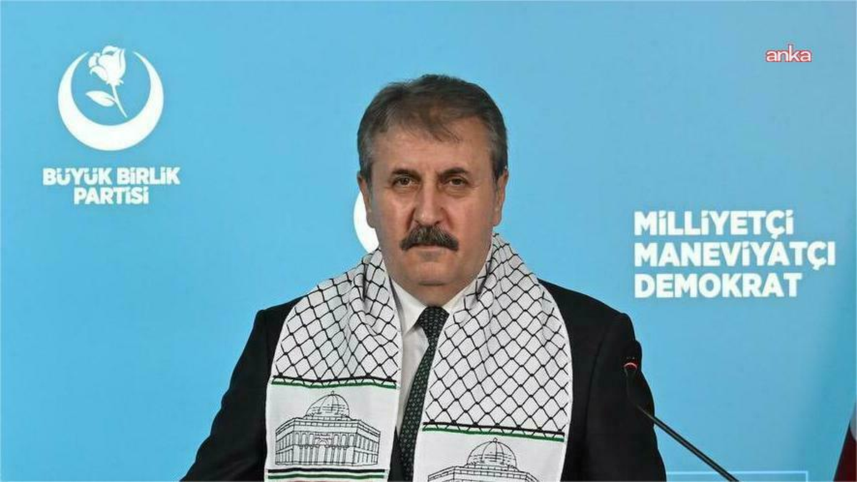 Mustafa Destici'den şehit Yusuf Sait Ünlü için taziye mesajı