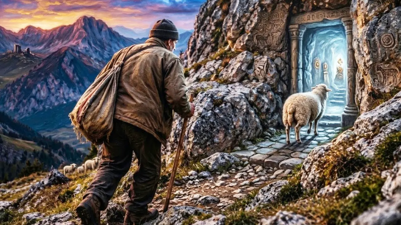 Kaçan koyunu takip eden çobandan inanılmaz keşif