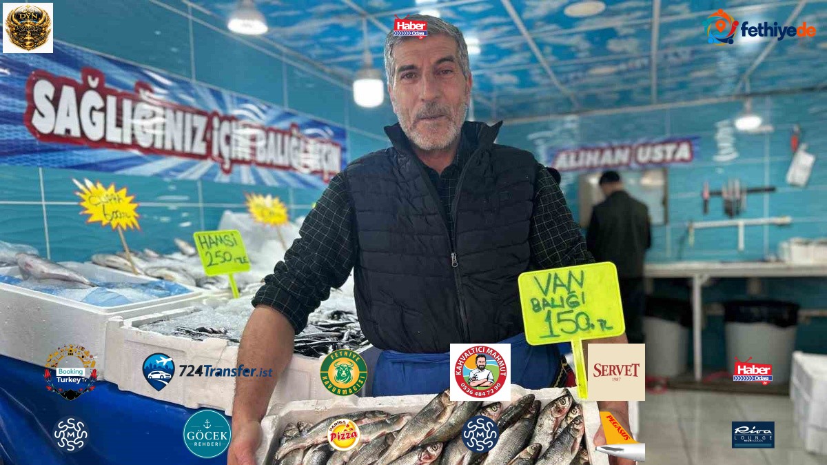 Van'da tezgahlarda çeşitlilik artarken inci kefalinin kilosu 150 liradan satılıyor