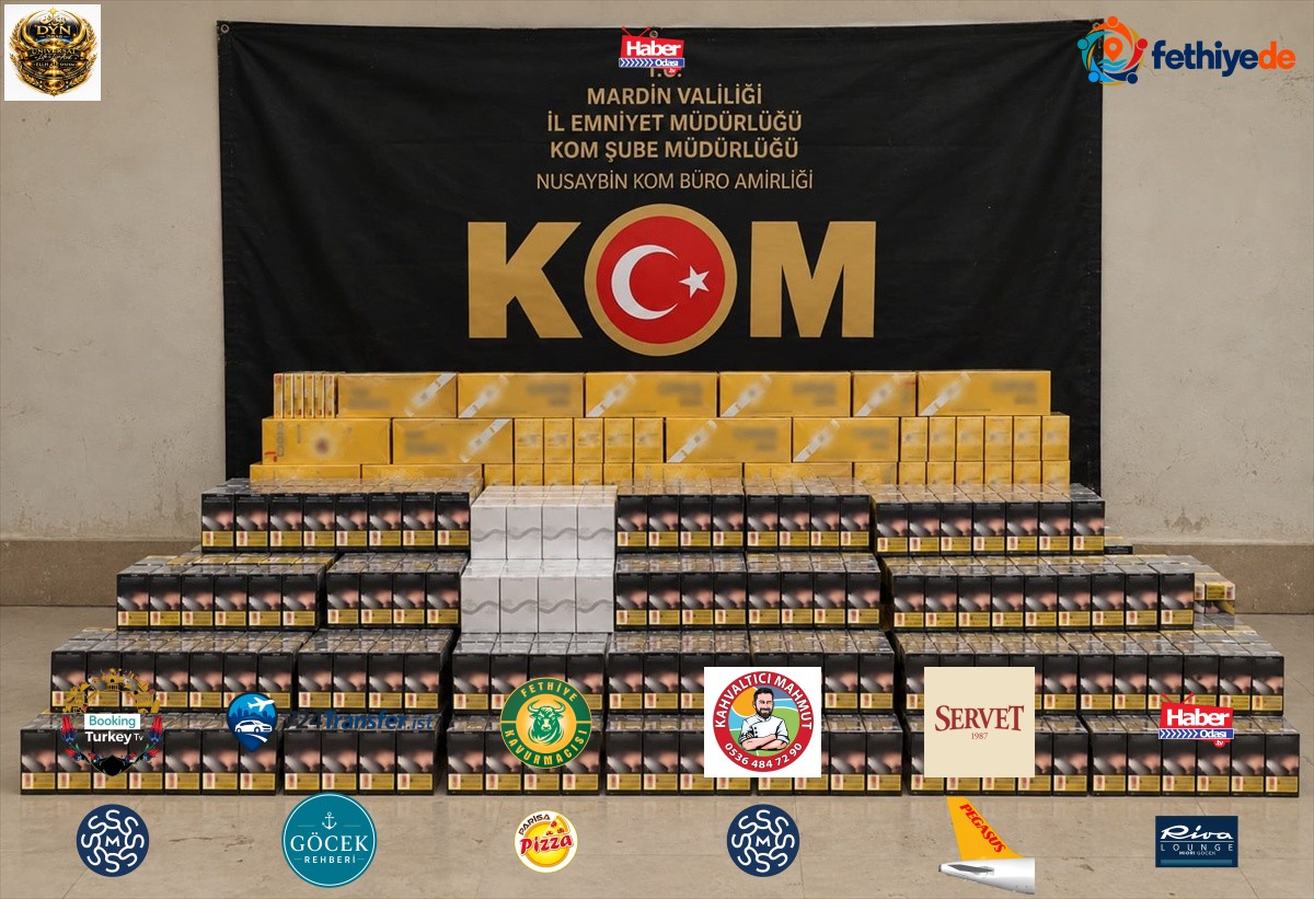 Mardin'in Nusaybin ilçesinde araçta 12 bin 520 paket kaçak sigara ele geçirildi