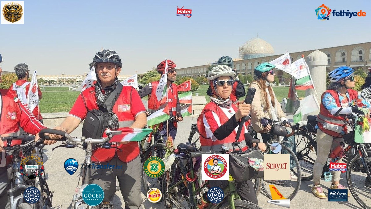 Bergama'dan İran'a çocuklar için pedal çevirdi