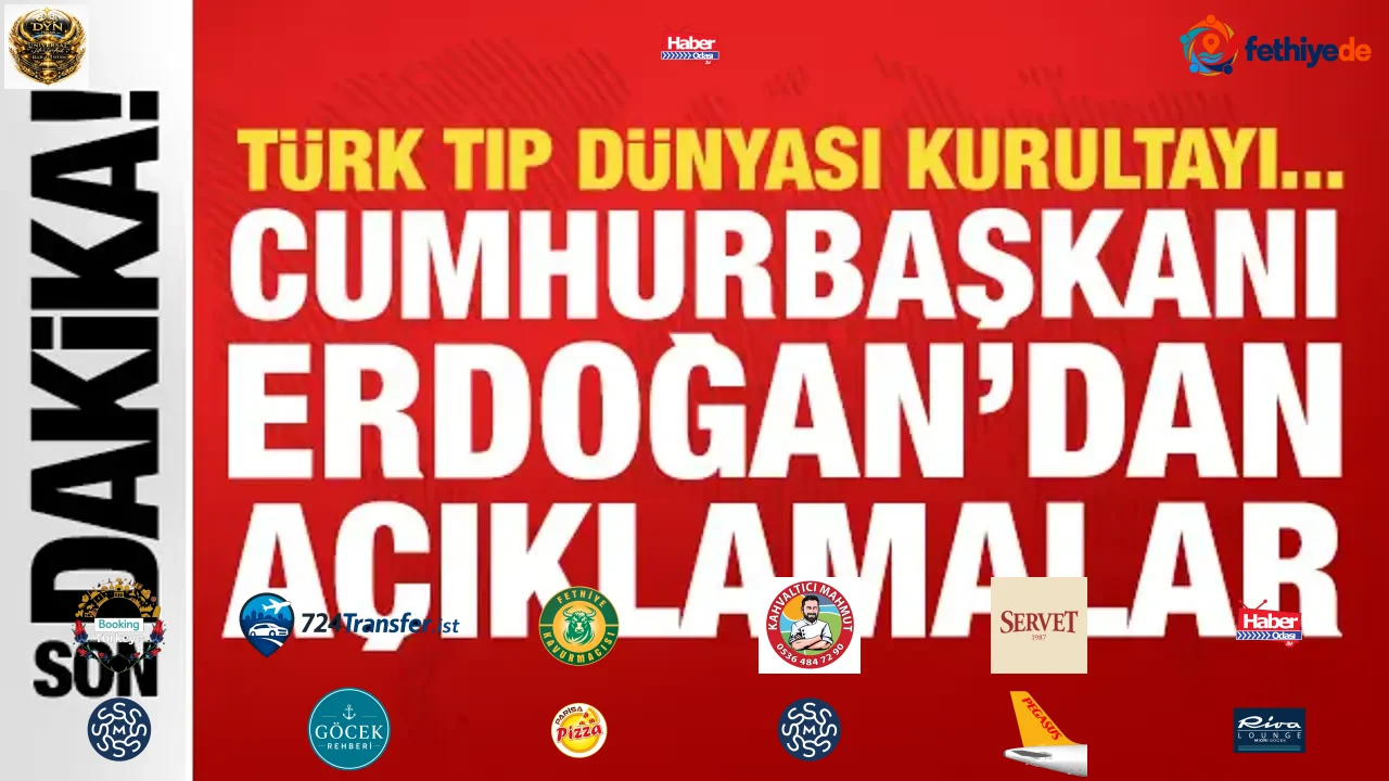 Cumhurbaşkanı Erdoğan'dan önemli açıklamalar! Türk Tıp Dünyası Kurultayı'nda konuşuyor