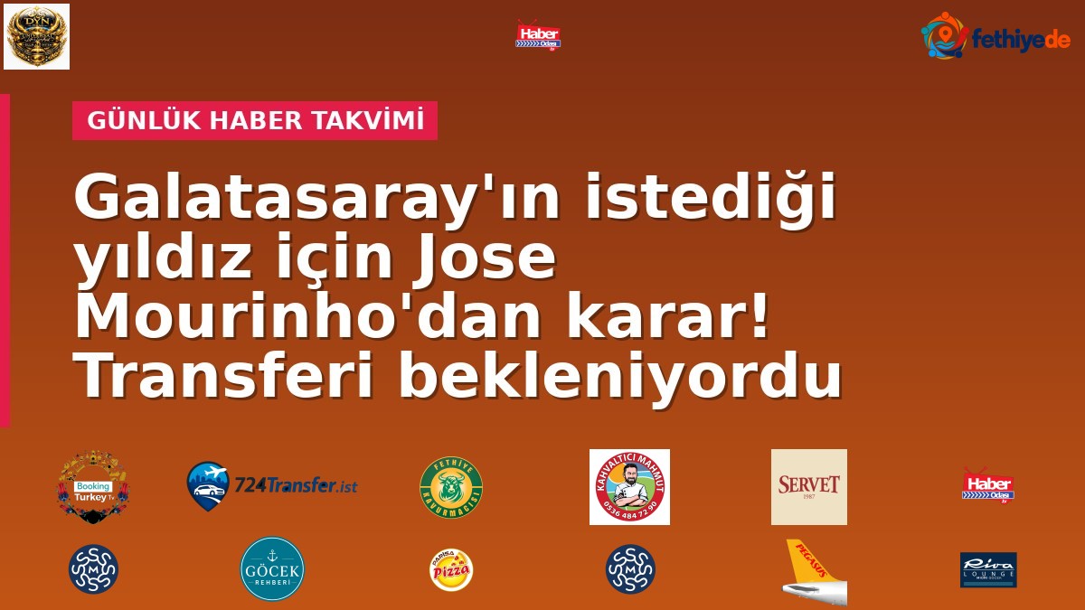 Galatasaray'ın istediği yıldız için Jose Mourinho'dan karar! Transferi bekleniyordu