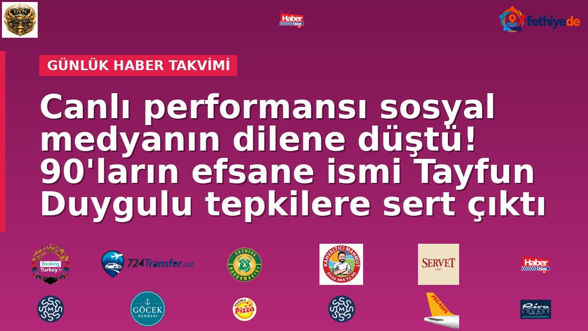 Canlı performansı sosyal medyanın dilene düştü! 90'ların efsane ismi Tayfun Duygulu tepkilere sert çıktı