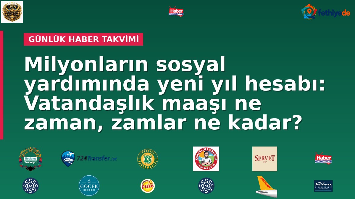 Milyonların sosyal yardımında yeni yıl hesabı: Vatandaşlık maaşı ne zaman, zamlar ne kadar?