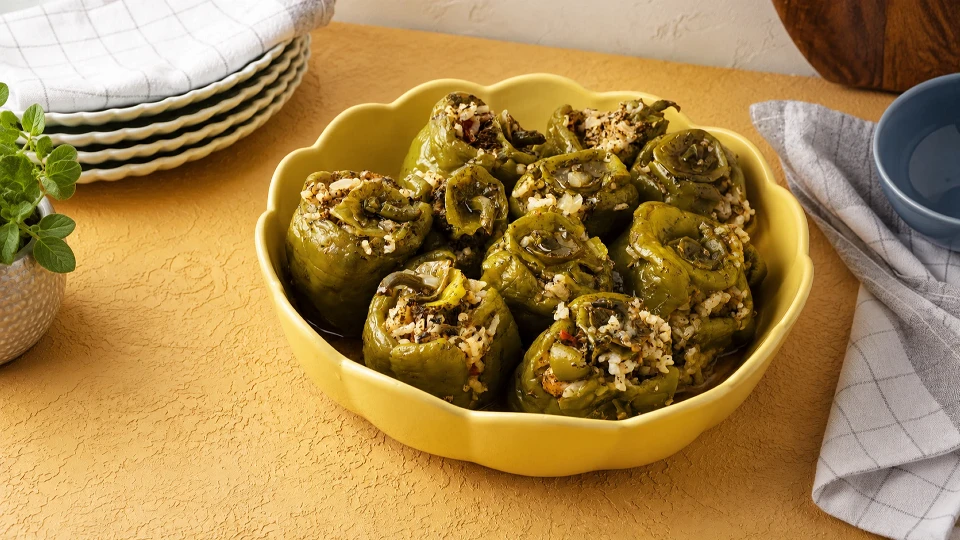 Tavuklu Biber Dolması Tarifi
