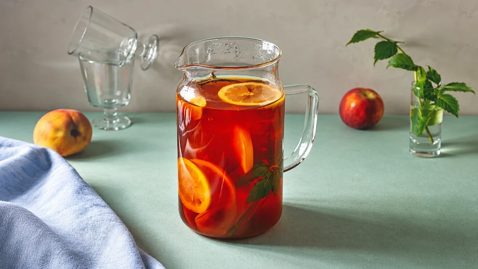 Şeftalili ve limonlu Soğuk Çay Tarifi